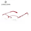 Titanium optical frames for glasses frame with purple pink red Gold