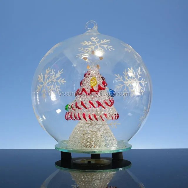 100 wholesale clear glass christmas ball ornaments/glass ball