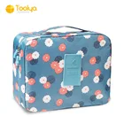 Wholesale custom waterproof wash organizer storage makeup pouch women travel kit handbag toiletry travel cosmetic bag