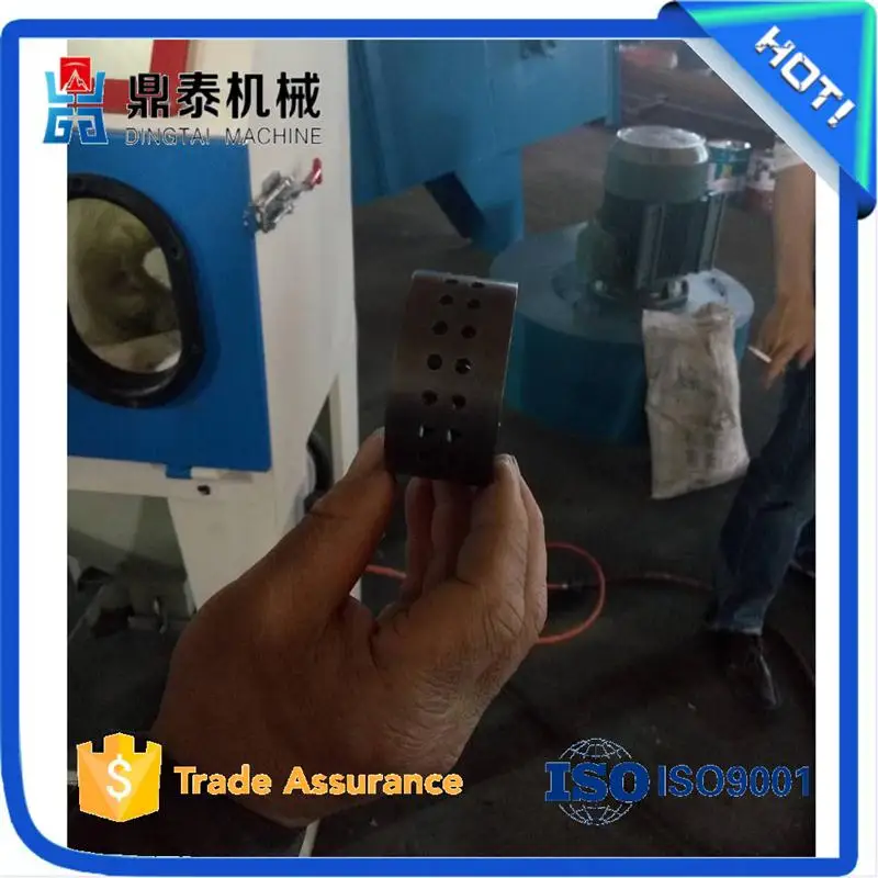 Dry type sand blasting cabinet, mini sandblasting machine
