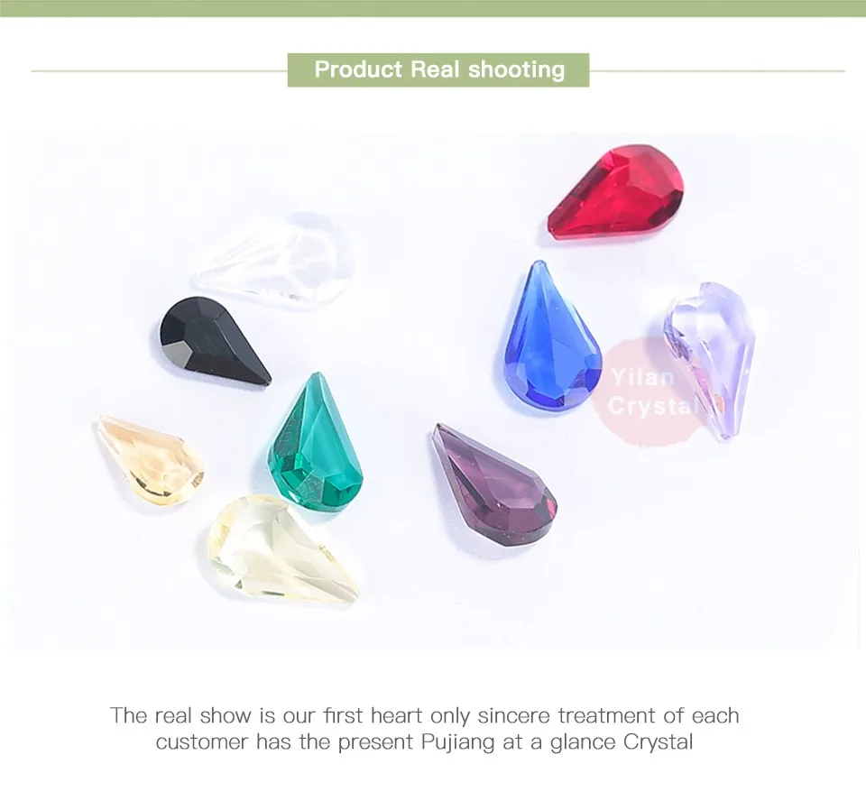 k9 glass back point back color clear,pink,purp[e,blue,green