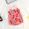 high quality cute design fashion girls baby clothing rompers