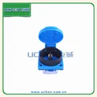 Uchen supply 16A 250V Germany waterproof EVal receptacle socket
