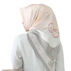 paisley printed soft Satin hijab polyester scarf for ladies