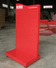 hot sales pop up small size metal pegboard counter product display case stands countertop