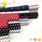 Fashion Textile 100% Cotton Different Colors Polka Dot Printed Poplin Fabric