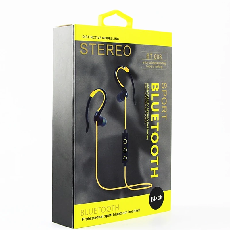 Amazon hot sale BT008 subwoofer wireless headset smart Blue tooth sports headphones V4.2 stereo earphone - ANKUX.COM