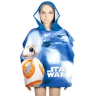 YX-01011 baby birthday gift printed beach towel for kids with hood