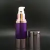 30ml beautiful rose gold purple color luxury cosmetic packaging bottle