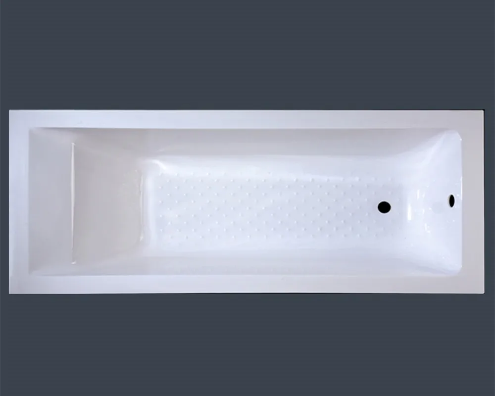 Indoor square built in resin bathtub for purchase