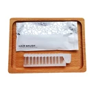 Portable disposable plastic combs for hotels in individually printed packages (samples are free)