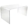 Custom clear u shaped plexiglass acrylic office desk for office and home
