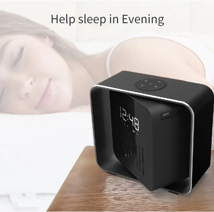 Portable Mini Bluetooth Speaker With Alarm Clock Small Speaker - ANKUX.COM