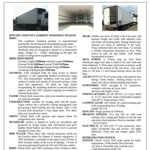 used reefer trailers