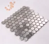 SA74 China Hexagon Stainless Steel Mosaic Kitchen Wall Tile Stickers