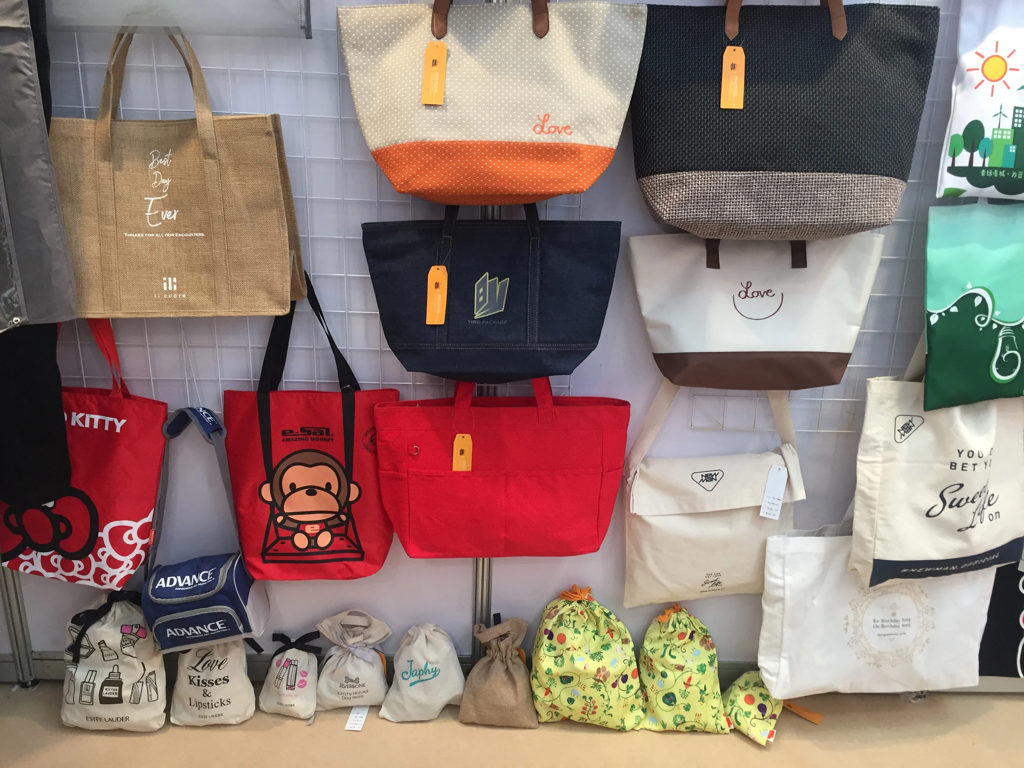 personalized custom non woven promotional gift organza bag with