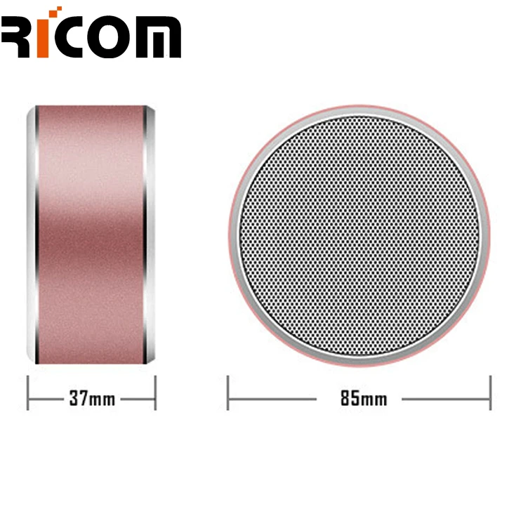 BSP-205B Handfree mini bluetooth speaker, Metal round speaker for iphone - ANKUX.COM