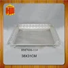 hot sale silver high class display jewellery basket tray / chocolate tray / professional tray supplier / napkin basket holder