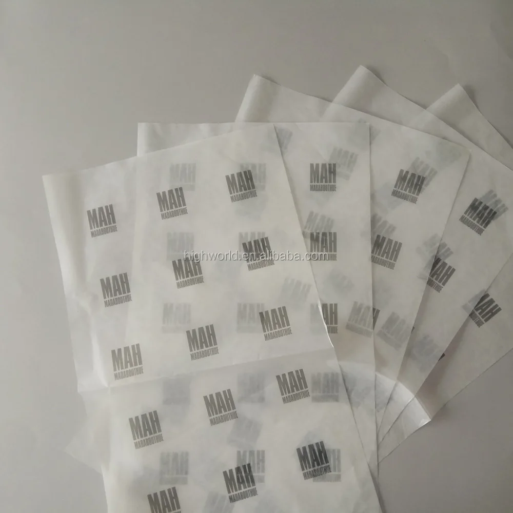 custom design company printed soap tissue wrapping paper