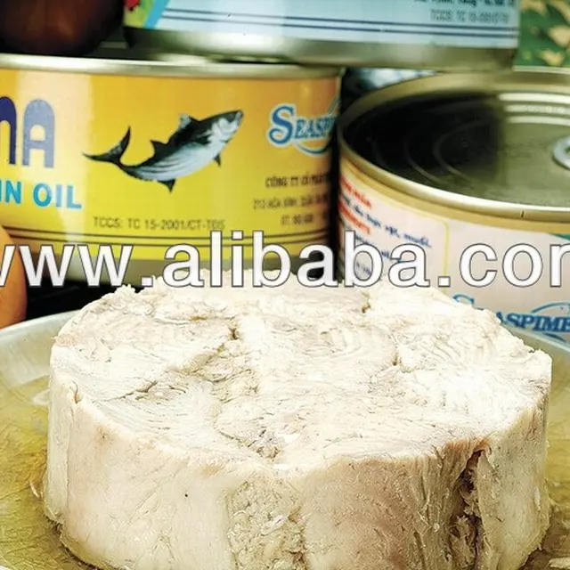 canned tuna in oil brine