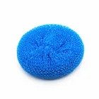Household kitchen cleaning plastic mesh scourer cleaning ball