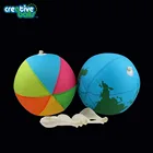 Fabric beach inflated Balloon Ball with 5 pieces free Latex Balloon