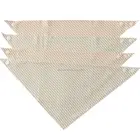 ECO-Friendly High Quality Hot Sale Super Soft Nature Colored Cotton Baby Bib Bandana Bib