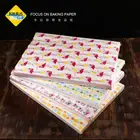 Custom logo printed food oil greaseproof wax paper