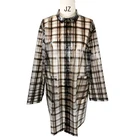 EF4003 Colorful Check Women's Clothing Fashioned TPU Waterproof Rain Jacket