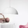 Good Quality Modern Style OEM metal ceiling roseHot sale White Hanging Lamp For House Decoration PC Aluminum LED Pendant Light