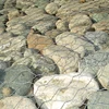 Garden gabion stone iron wire and rock cages box wall