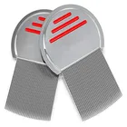 Popular hair head lice comb stainless steel all metal lice combs anti lice comb