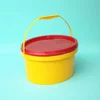 Ice cream bucket Oval plastic packaging bucket 3L Oval packaging tub Oval-shaped food grade bucket