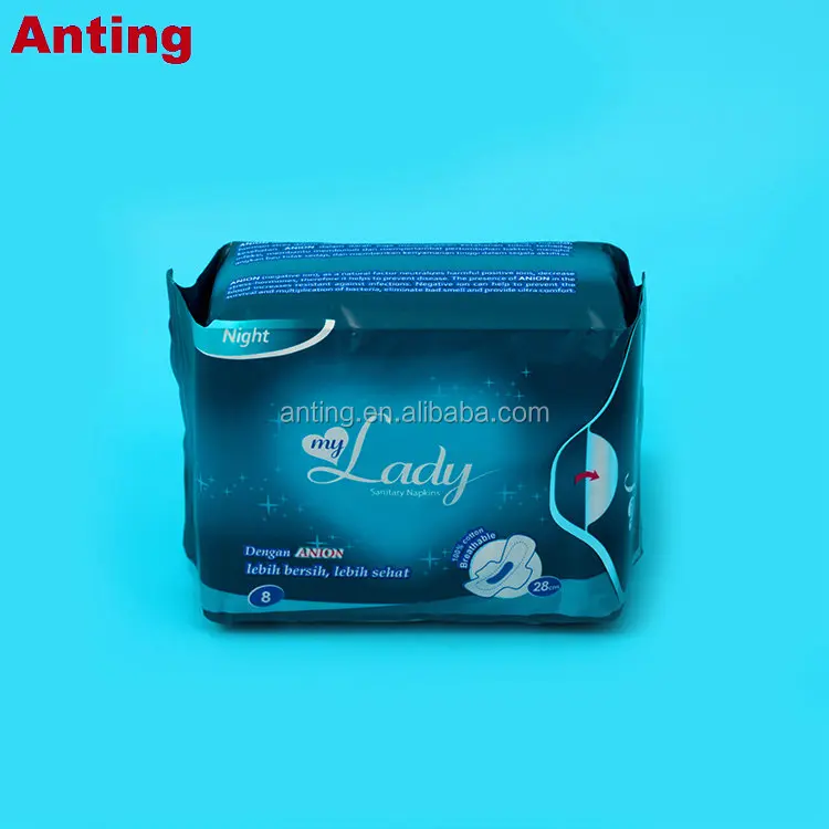 high quality disposable cotton sanitary pads napkin for women