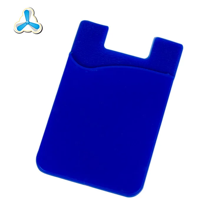 sticky silicone card pocket with stand wholesale