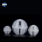 38mm 25mm 50mm PP Plastic Polyhedral Hollow Ball for Fertilizer Plant Used