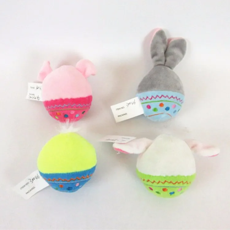 easter cute minion plush stuffed printed egg toy
