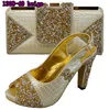 1308-40 beige color shoes matching bags for wedding/ new arrival italian style shoes matching bags/ popular matching shoes bags