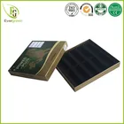 custom design rigid material matt lamination creative paper packaging box with plastic tray