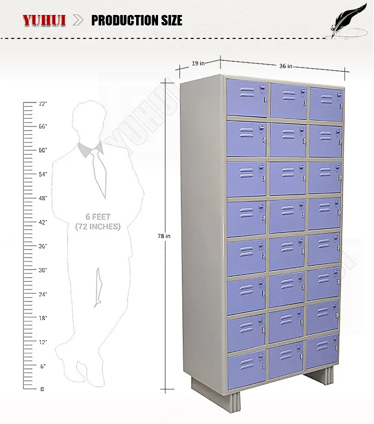 Strong Steel Almirah Metal 24 Compartment Pigeon Hole Factory