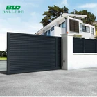 Outdoor aluminum driveway automatic sliding main gate