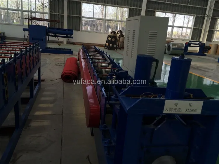 Hot sale aluminum metal roofing ridge cap roll forming machine