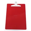 2018 high quality Eco-Friendly pp material A4 size plastic clipboard foam board Red