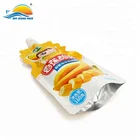 Fashion food grade spout pouch for liquid beverage package milk