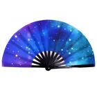 Gifts Customized Japanese Bamboo Folding Fan Stand Promotional Hand Fans Gifts