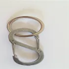 Best Promotional S hook Gifts Stainless Steel key ring chain Key Ring key organizer