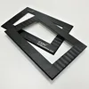 Customized high precision 0.75'' black anodized aluminum screen frame