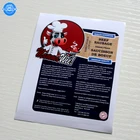 New style custom printed waterproof die cut logo vinyl sticker