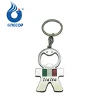 Metal Gingerbread Italian Souvenir Keychain