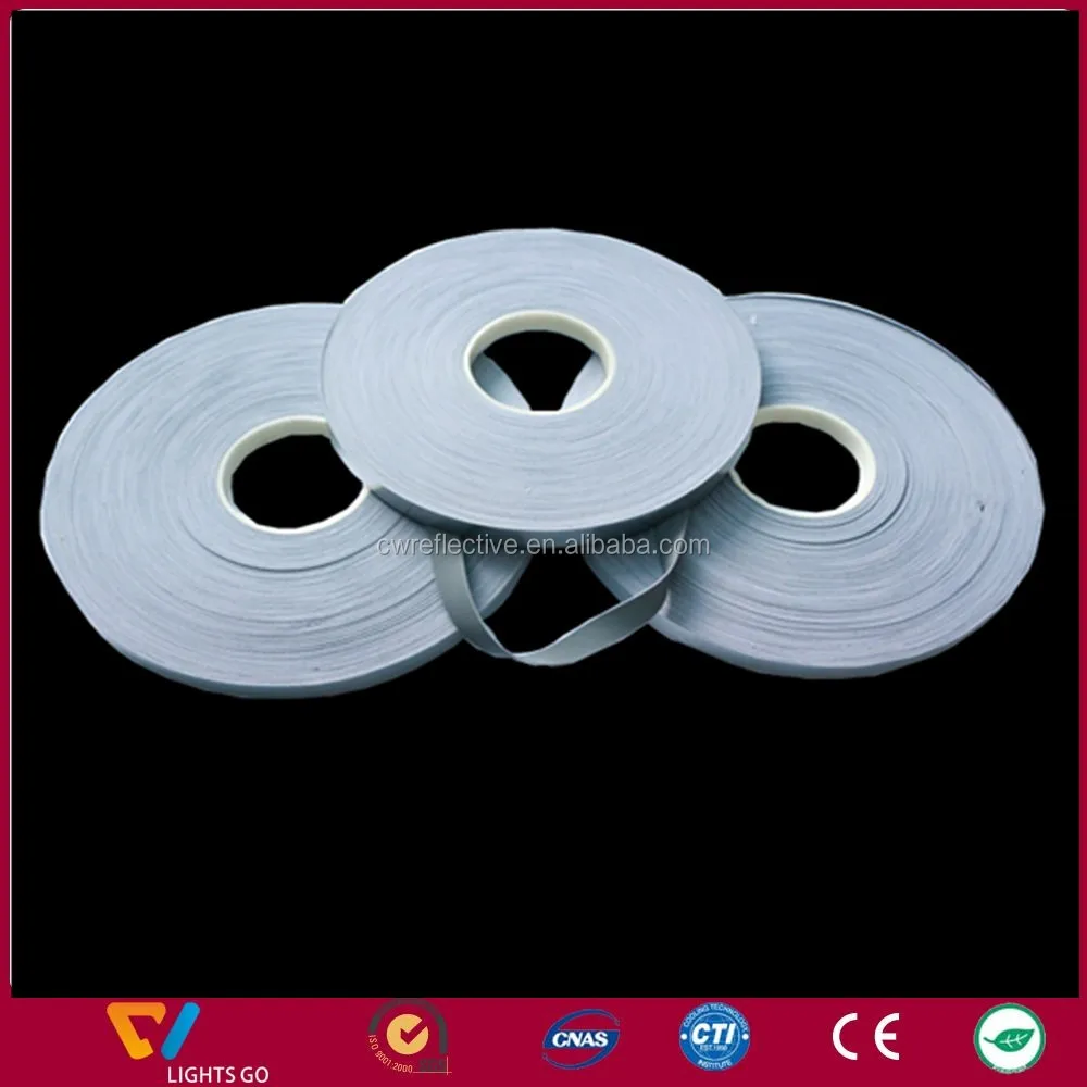 Custom Decorative 3m Silver Elastic Infrared Reflective Fabric Tape Sewing On Security Uniform